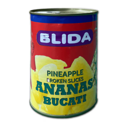 Compot de Ananas Fara Zahar CUBULETE Blida 565g MGR3999