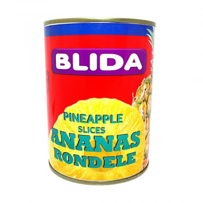 Compot de Ananas Fara Zahar RONDELE Blida 565g MGR4000