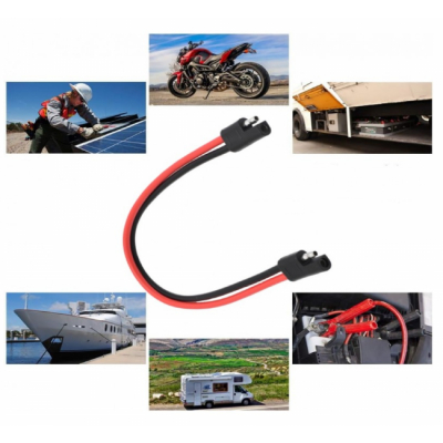 Conectori Mufa SAE 12AWG de Panou Solar Baterii Auto 30Cm 12C040 XXM