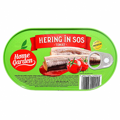 Conserva hering in sos tomat Home Garden 170g MGR26720