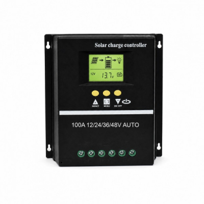 Controler Incarcare Solara PWM 100A 12/24/36/48V Auto LCD 2 USB DALBI 0A008 XXM