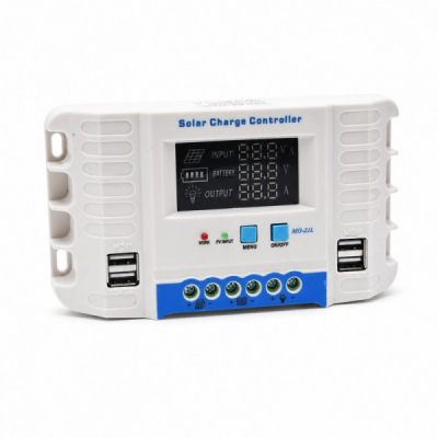 Controler Incarcare Solara PWM 20A 12/24V Auto LCD 4 USB MG2420Z DALBI 0A009 XXM