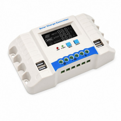 Controler Incarcare Solara PWM 30A 12/24V Auto LCD 4 USB MG2430Z DALBI 0A010 XXM