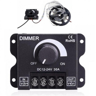 Controler Manual Variator LED Dimmer 12-24V 30A 122430 18A076 XXM