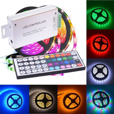 Controler Metal LED RGB Telecomanda 44 Taste 12V/24V 24A 18A094 XXM