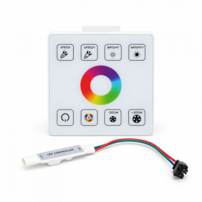 Controler Tactil RF RGB SPI 376 Efecte Banda LED Digitala 5-24V 18A218 XXM