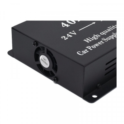 Convertor Auto de Tensiune 24V la 12V 40A DC-DC cu Ventilator DALBI 7F013 XXM