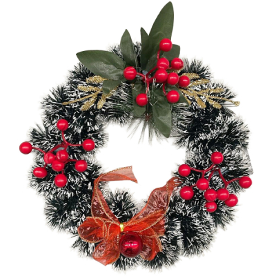 Coronita Artificiala pentru Craciun Decorata 30cm XS1614 CNN52235