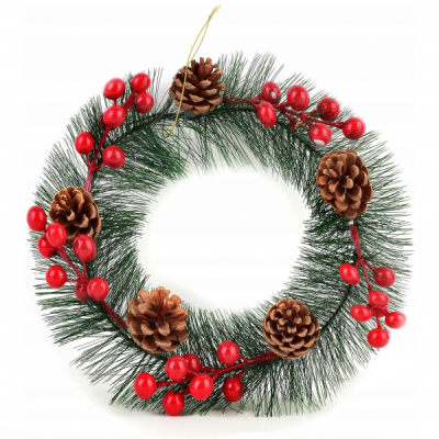 Coronita Decorativa pentru Craciun 26cm SD-00345 WEI DNC59615