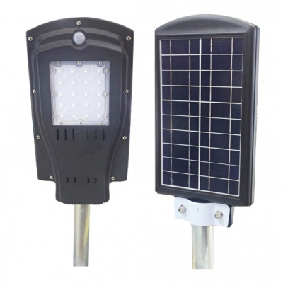 Corp de Iluminat Exterior 20LED 8W Solar cu Senzor Lumina si Miscare