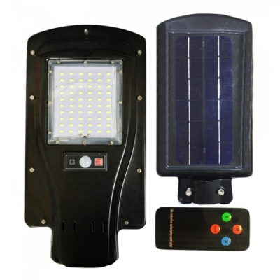 Corp de Iluminat Exterior  Solar 60LED 30W cu Senzori si Telecomanda