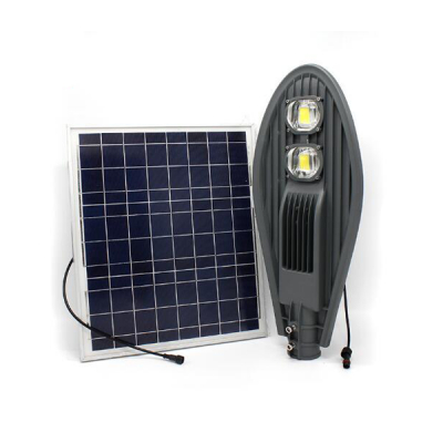 Corp Iluminat 100W 2xCOBLED 50W Solar Senzor, Suport, Telecomanda
