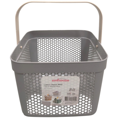 Cos depozitare cu maner 8L 23.3x24.5x18cm Emhouse EP-1560 CNN50519