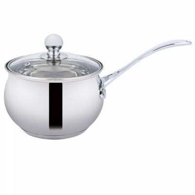 Cratita Inox cu capac sticla 16 cm 2.1L Winner WR1287 JGR