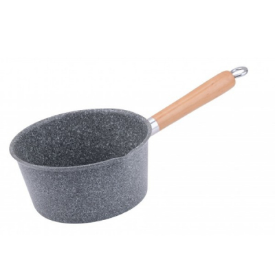 Cratita Otel Carbon cu Ceramica Marmorata 16cm 1.2l Grunberg GR2933