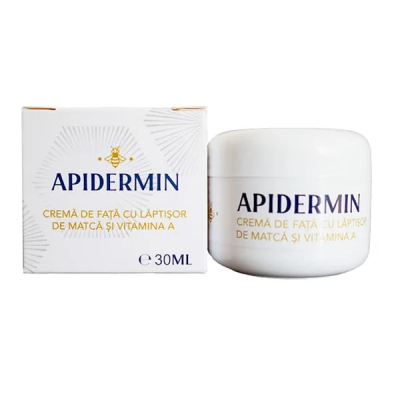 Crema de fata cu laptisor de matca si vitamina A 30ml Apidermin DNC46178