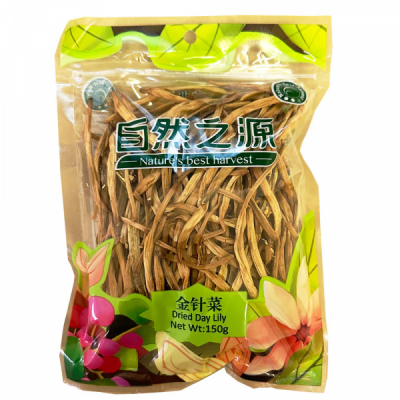 Crini de Zi Uscati Dried Day Lily Ace de Aur Jin Zhen Cai PUNGA 140g NBH MLL