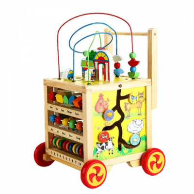 Cub Lemn 8in1 Antepremergator Copii inaltime ajustabila MUT0018 CWT
