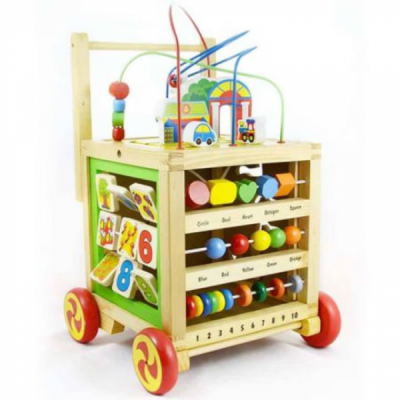 Cub Lemn 8in1 Antepremergator Copii inaltime ajustabila MUT0018 CWT