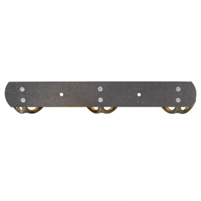 Cuier metalic 3 agatatori 24.5cm auriu Zilan ZTS8140