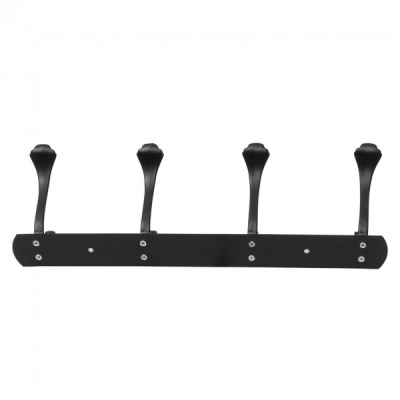 Cuier metalic 4 agatatori 34.5cm negru Zilan ZTS8147