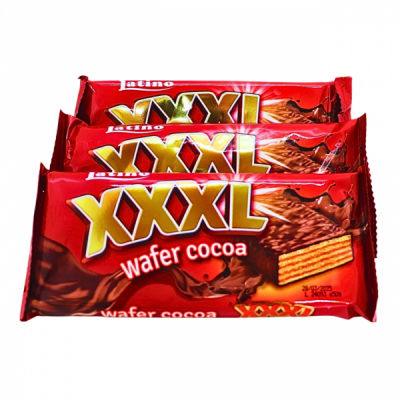 Cutie 24 Napolitane cu glazura si crema cacao XXXL Latino 24x50g MGR7072