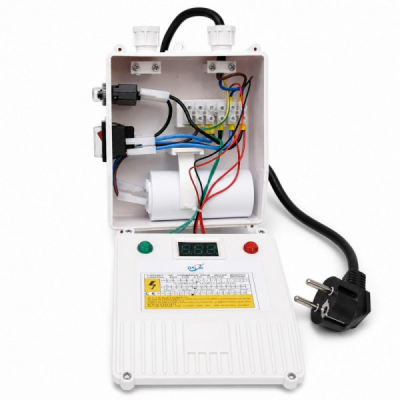 Cutie Comanda Pompa Submersibila 1.5HP 40uF 220V Voltmetru Digital DALBI 3G020 XXM