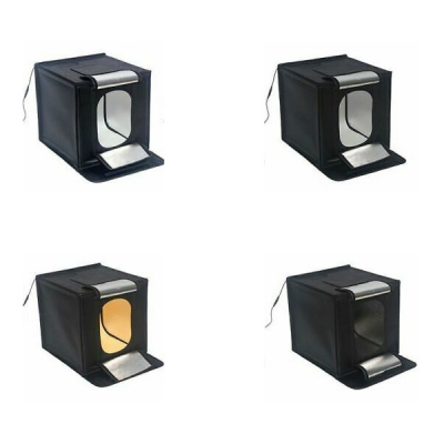Cutie Foto Produs Mini Studio Portabil Iluminat LED 50W 44x44cm LED440