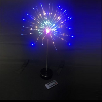 Decoratiune 200 LED 50cm pe Baterii cu Telecomanda Multicolora T8059