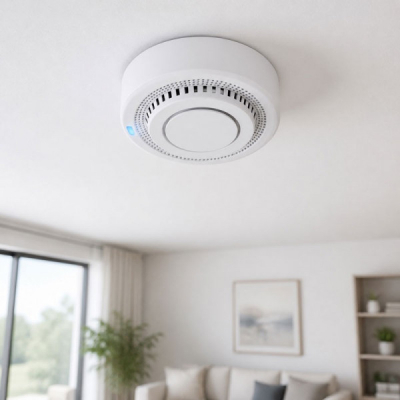 Detector de Fum WiFi Fotoelectric cu Notificari pe Telefon YG400A DALBI 14L035 XXM