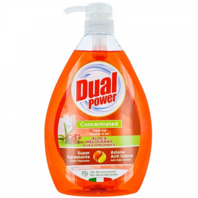 Detergent de vase Dual Power Piatti Gel 1000ml Aloe si Melograno DNC39847