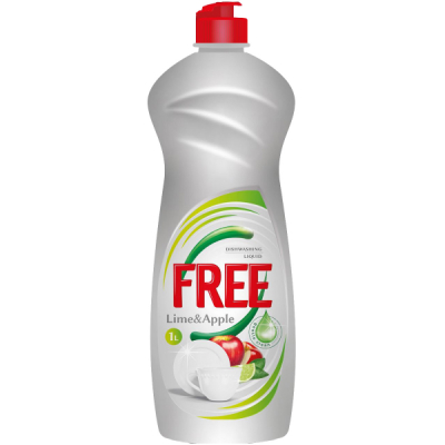Detergent de Vase lichid Free 1L Aroma Mar si Lime CNN50777