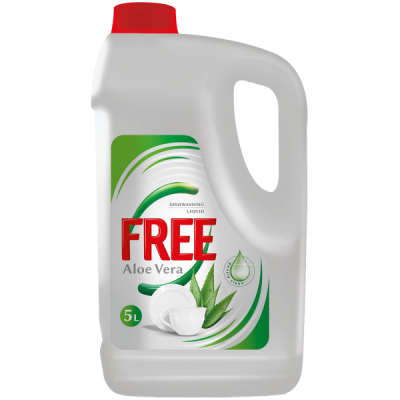 Detergent de Vase lichid Free 5L Aroma Aloe Vera CNN50779