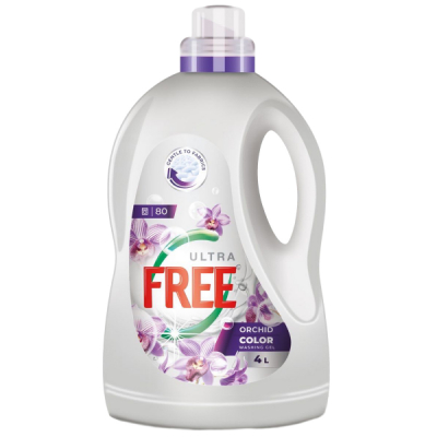 Detergent Gel de Rufe Lichid Ultra Free Orhidee Universal 4L CNN50766