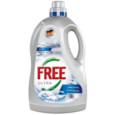 Detergent Gel de Rufe Lichid Ultra Free Original Universal 2L CNN50763