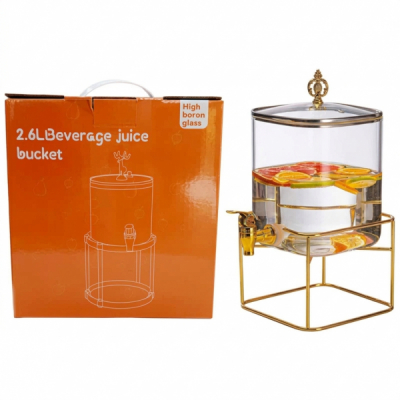 Dispenser Limonada Robinet si Suport 3.2l Sticla Fier Wei A16508 DNC68115