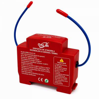 Dispozitiv automat stingere incendii tablouri electrice aerosol termic 0,1m³ DALBI 14M001 XXM