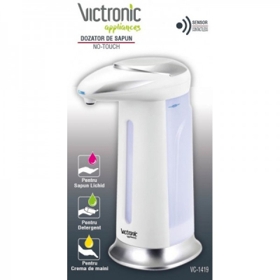 Dozator Sapun Lichid 400ml cu Senzor Victronic VC1419