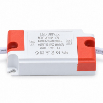 Driver LED 4-7W Curent Constant 300mA Conector Rapid J0701NA DALBI 7D009 XXM