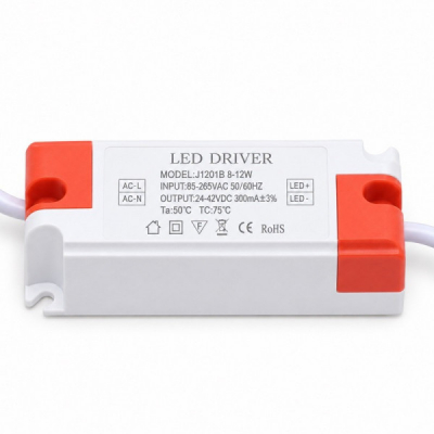 Driver LED 8-12W Curent Constant 300mA Conector Rapid J1201NB DALBI 7D010 XXM