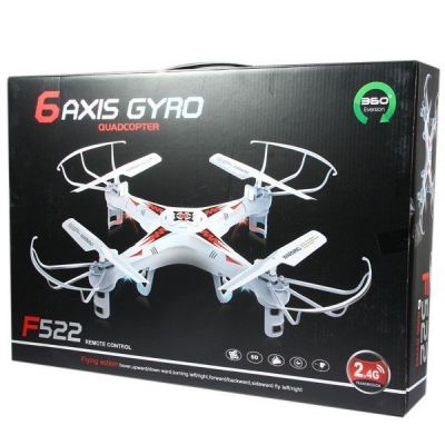 Drona 2.4G 4 Canale 6 Axe Iluminata Quadcopter F522