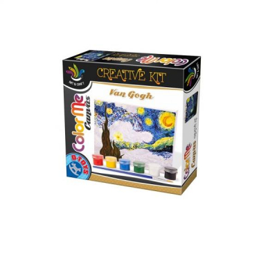 DToys Set Creativ de Pictura Color Me Canvas Van Gogh Starry Night