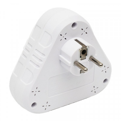 Dublu Stecher Schuko 2 USB si 1 Tip C 2500W Alb F203 DALBI 14F027 XXM