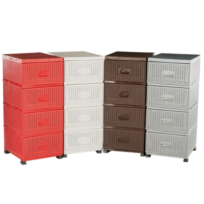 Dulap pentru depozitare Ratan 4 sertare 38x45x90cm DIV.Culori CNN245