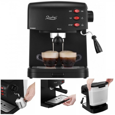 Espressor de Cafea Electric 2 cesti 15 Bar 1.5L 850W Zephyr Z1171G