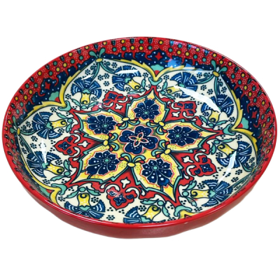 Farfurie Ceramica Adanca Model Traditional 18x4cm 24-110 CNN52669