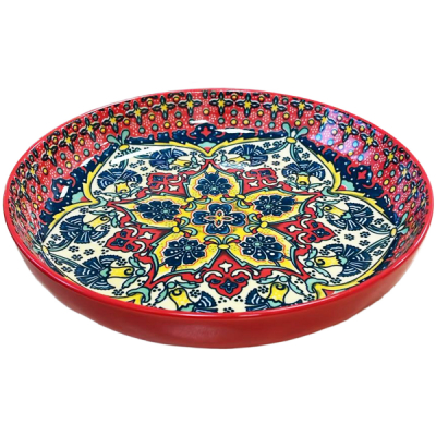 Farfurie Ceramica Adanca Model Traditional 20x4cm 24-111 CNN52670