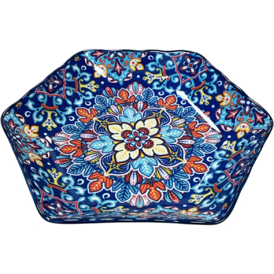 Farfurie Ceramica Adanca Model Traditional 22.5x19.8x3.5cm 24-102 CNN52678