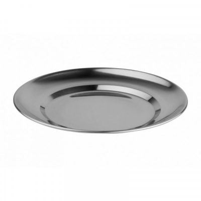 Farfurie din Inox Lucios, Intinsa, 26cm Grunberg IFM26