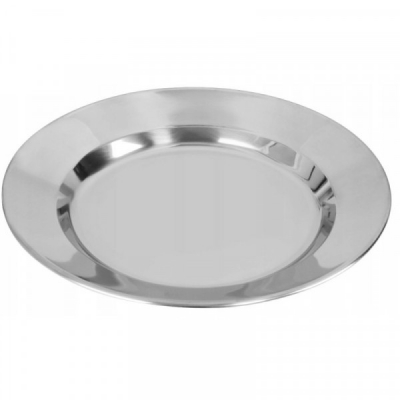 Farfurie din Inox Lucios, Intinsa, 26cm Grunberg IFM26